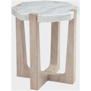 Nantucket Marble Top Drink Side Table