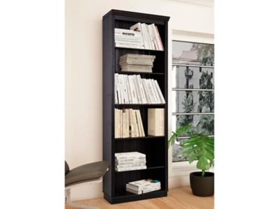 Ren Home Anita 88" Bookcase, Black Forest