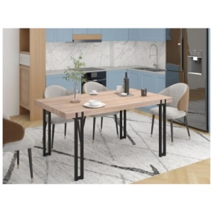 Ren Home Kent Dining Table, Light Oak