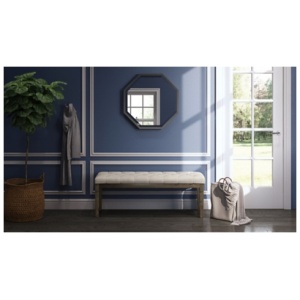 Saxon Ottoman Bench, Natural