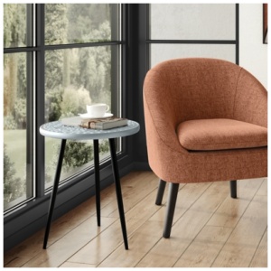 Simpli Home Sherbourne Side Table, Gray
