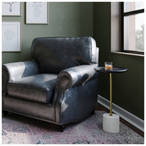 Simpli Home Turner Side Table, Black