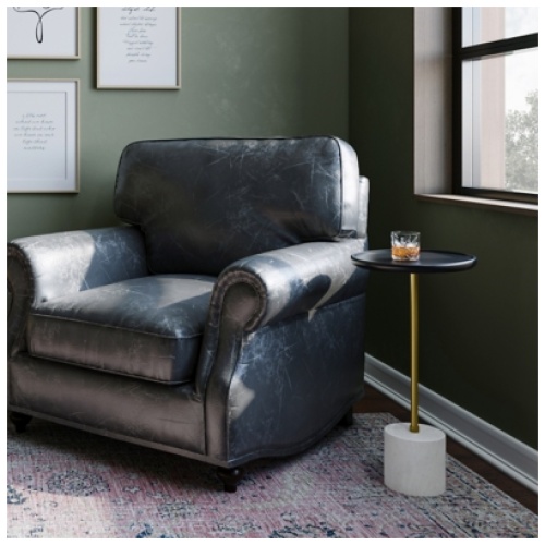 Simpli Home Turner Side Table, Black