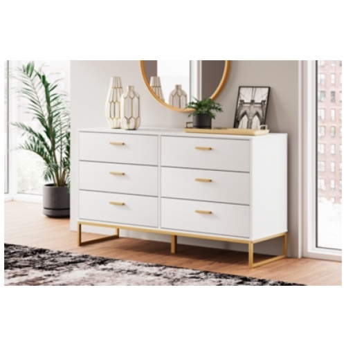 Socalle 6 Drawer Dresser, Two-tone
