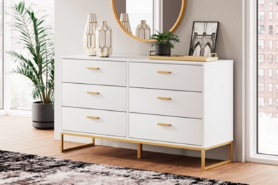 Socalle 6 Drawer Dresser, Two-tone