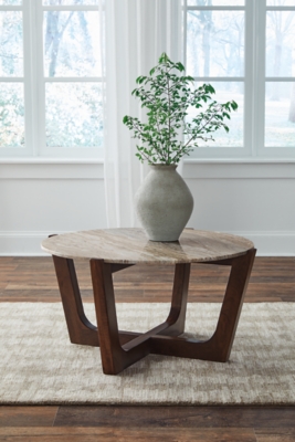 Tanidore Coffee Table, Warm Brown