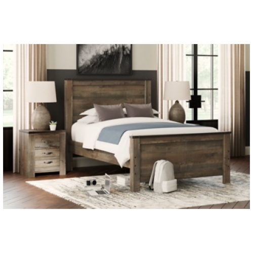 Trinell Full Panel Bed, Brown
