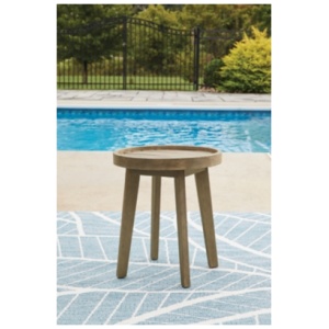 Bradstreet Bay Outdoor End Table, Beige