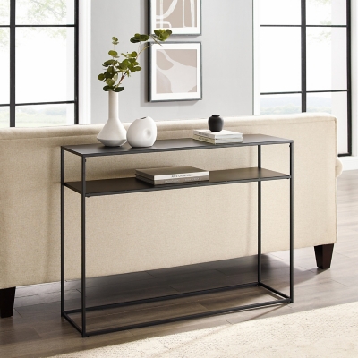 Braxton Console Table, Matte Black
