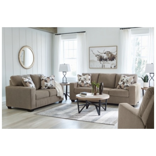 Bristaview Sofa, Loveseat and Recliner, Cocoa