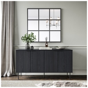CorLiving Lysander Sideboard Buffet, Black