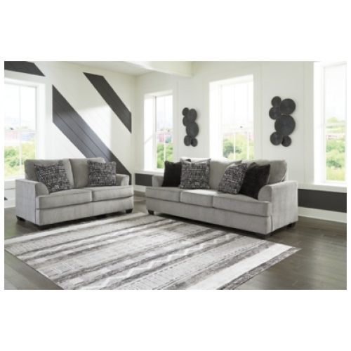 Deakin Sofa and Loveseat, Ash