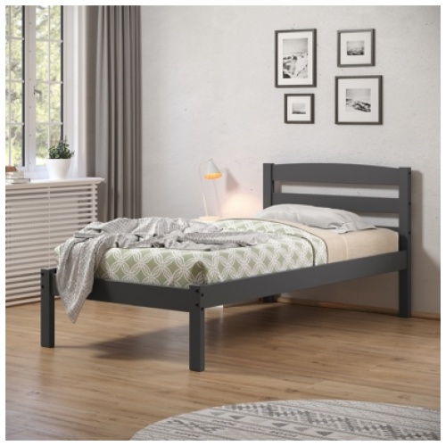 Donco Kids Econo Scandinavian Twin Bed, Dark Gray