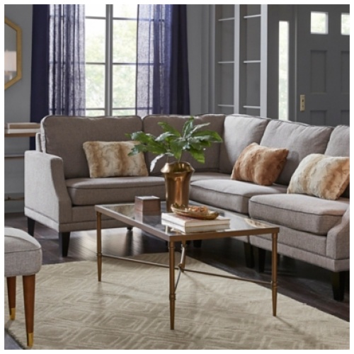 Honey Rectangle Coffee Table, Bronze