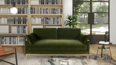 Jennifer Taylor home Pasadena Sofa, Olive Green