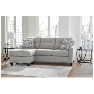 Keenelynn Sofa Chaise, Nickel