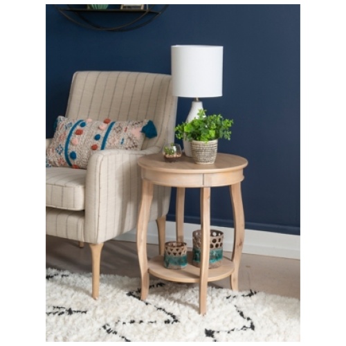 Linon Miller Side Table, Natural