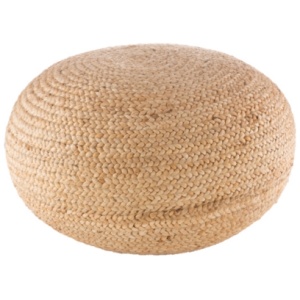 Livabliss Zenobia Pouf, Khaki