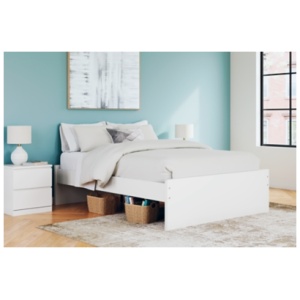 Onita Queen Platform Bed, White