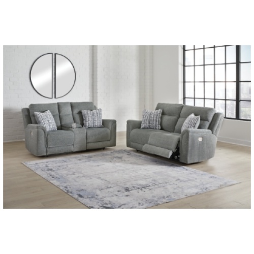 Overflow Sofa and Loveseat, Steel