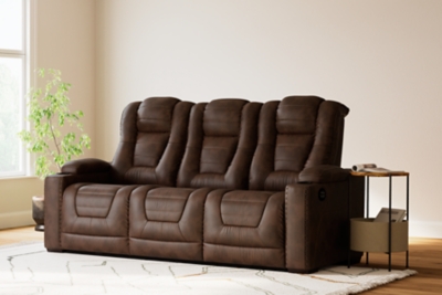 Owner's Box Dual Power Reclining Sofa, Thyme