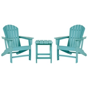 Sundown Treasure 2 Outdoor Chairs with End Table, Turquoise