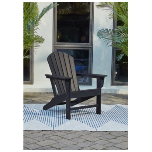 Sundown Treasure Outdoor Adirondack Chair, Black
