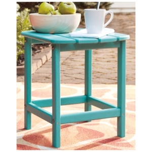 Sundown Treasure Outdoor End Table , Turquoise