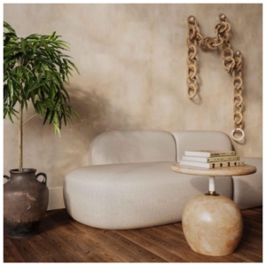 TOV Furniture Mire Side Table, Rose