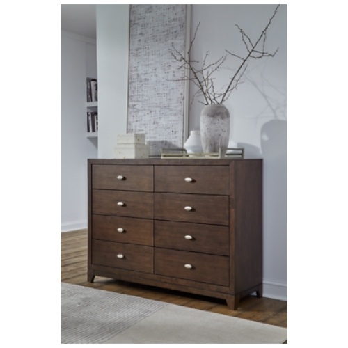 Tandisport 8 Drawer Dresser, Dark Brown