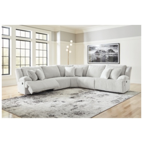 Top Tier 5-Piece Manual Reclining Modular Sectional, Alloy