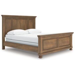 Vandenmore California King Panel Bed, Medium Brown