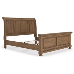 Vandenmore King Sleigh Bed, Medium Brown