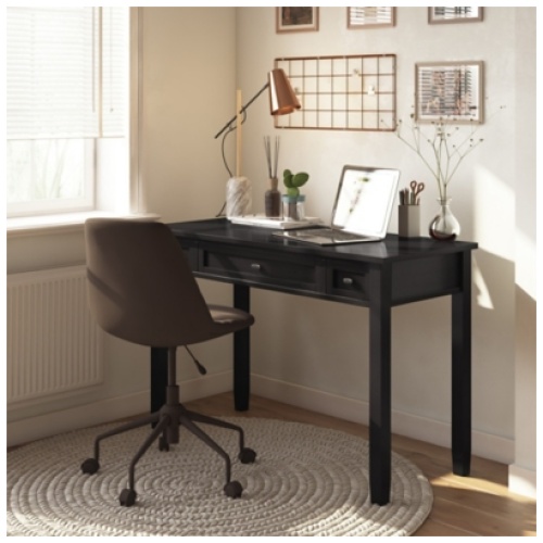 Warm Shaker 48" Wide Writing Desk, Brown
