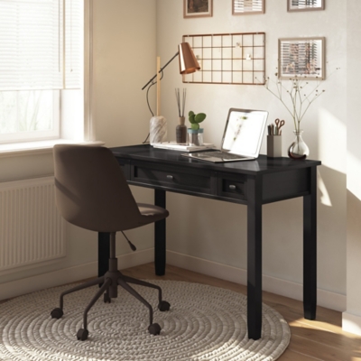 Warm Shaker 48" Wide Writing Desk, Brown
