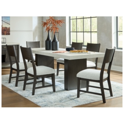 Westonfort Dining Table and 6 Chairs, Espresso