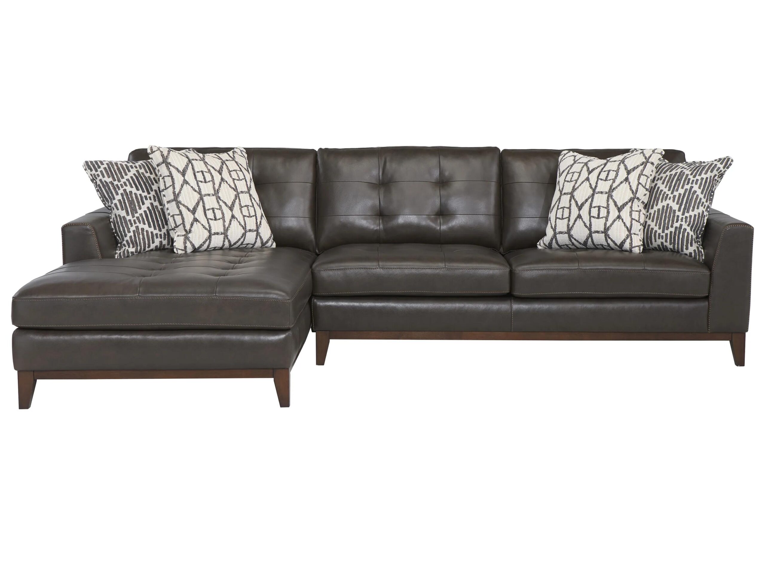 Wheaton Leather 2-pc. Sofa Chaise