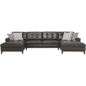 Wheaton Leather 3-pc. Sectional