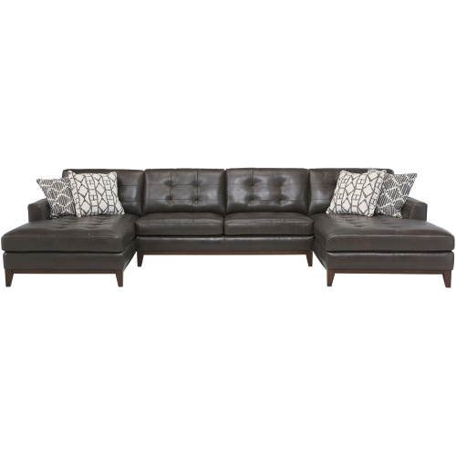 Wheaton Leather 3-pc. Sectional