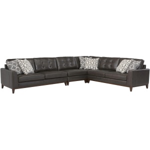 Wheaton Leather 4-pc. Sectional