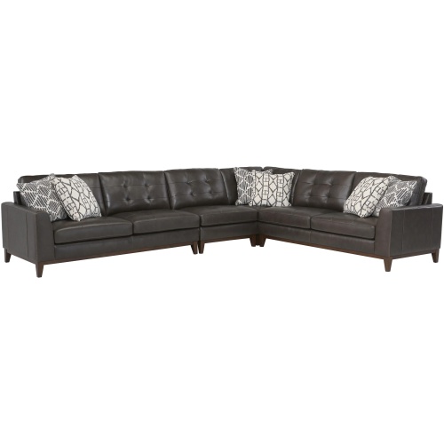 Wheaton Leather 4-pc. Sectional