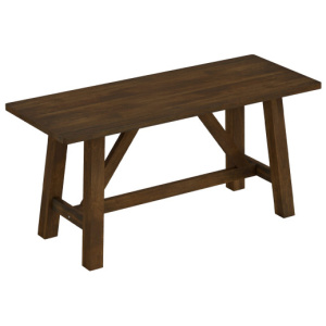 Wooden Entryway Bench Farmhouse Dining Bench with 400 LBS Weight Capacity-Brown