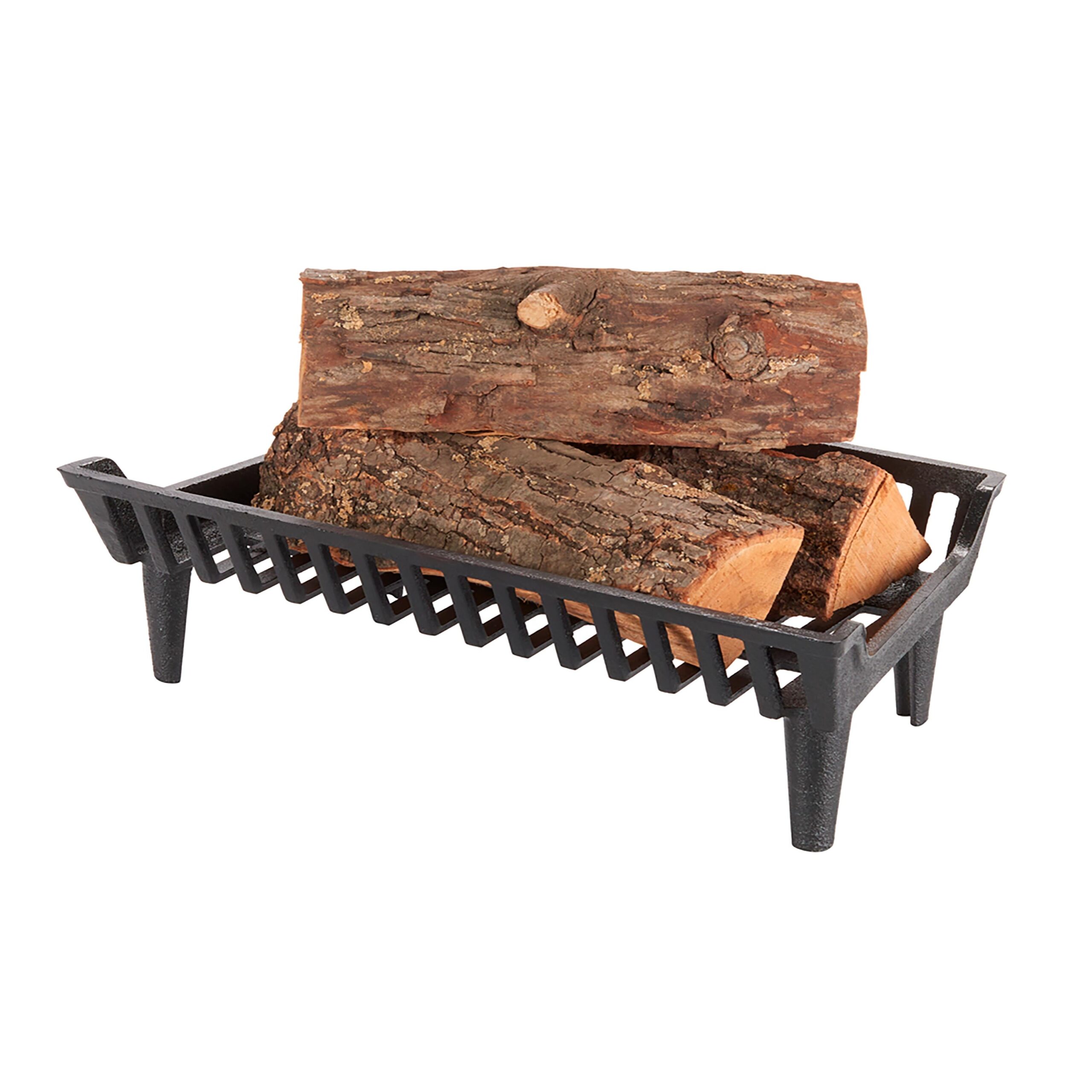 24"Flat Bottom Fireplace Grate