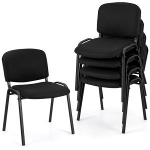 5 Pieces Elegant Conference Office Chair Set for Guest Reception-Set of 5
