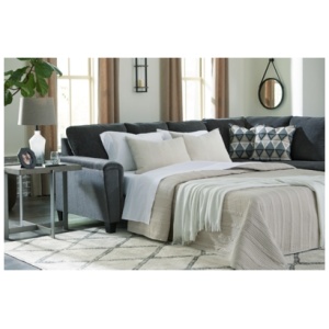 Abinger 2-Piece Sleeper Sectional with Chaise, Smoke