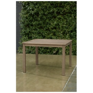 Aria Plains Outdoor Dining Table, Brown
