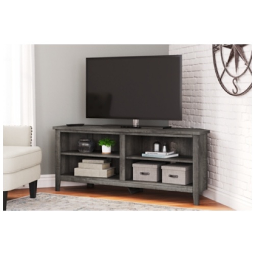Arlenbry 58" Corner TV Stand, Gray