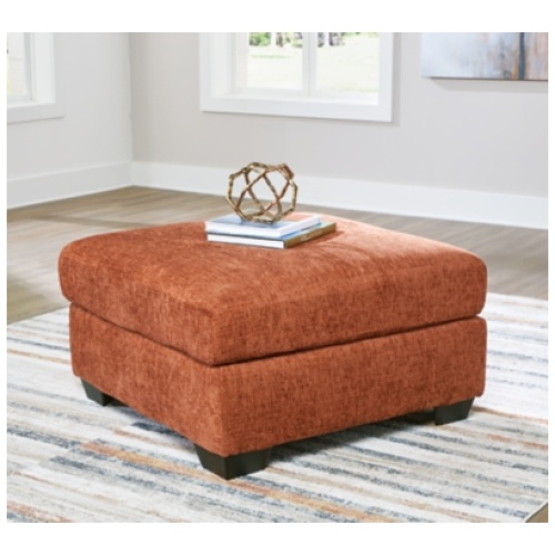 Aviemore Oversized Accent Ottoman, Spice
