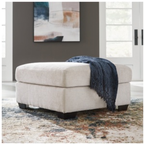 Aviemore Oversized Accent Ottoman, Stone