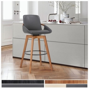 Baylor Bar Height Bar Stool, Gray